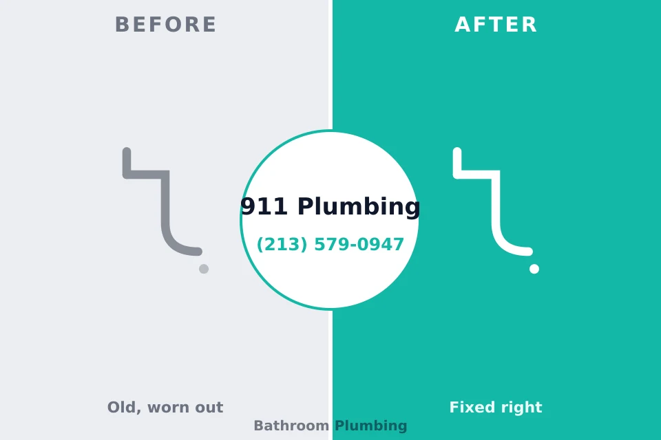 Before and after: plumbing company Warsaw, IN